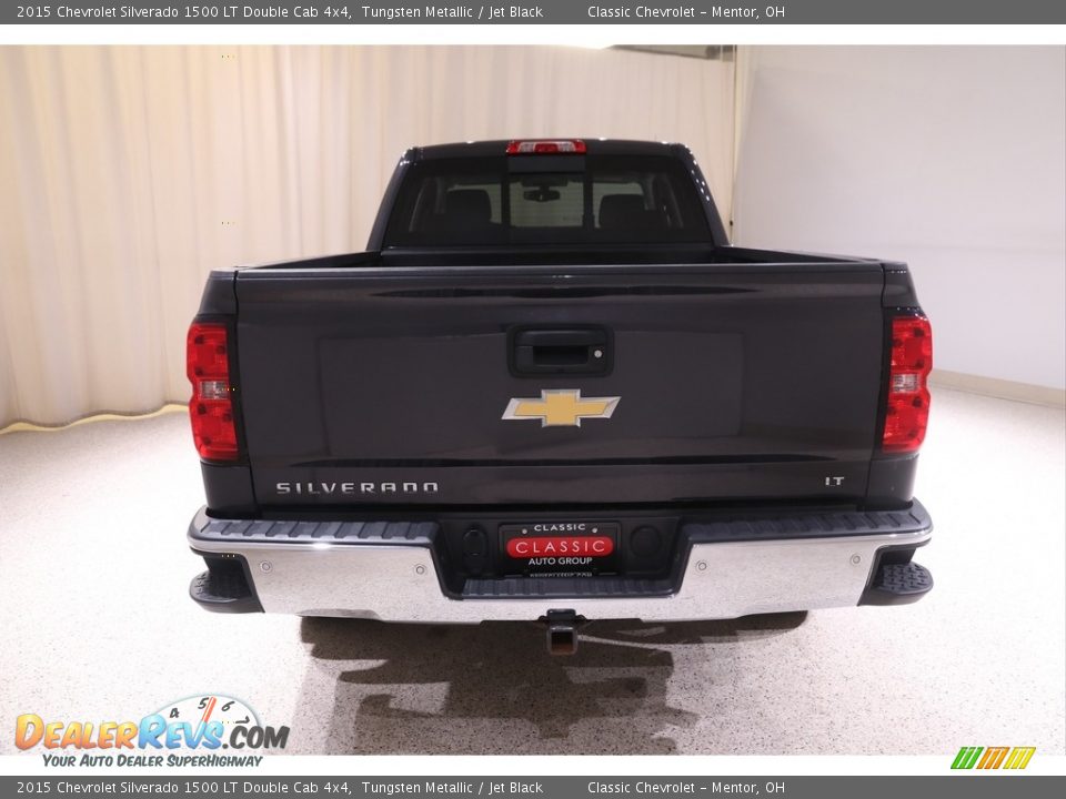 2015 Chevrolet Silverado 1500 LT Double Cab 4x4 Tungsten Metallic / Jet Black Photo #20