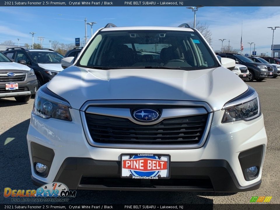 2021 Subaru Forester 2.5i Premium Crystal White Pearl / Black Photo #3