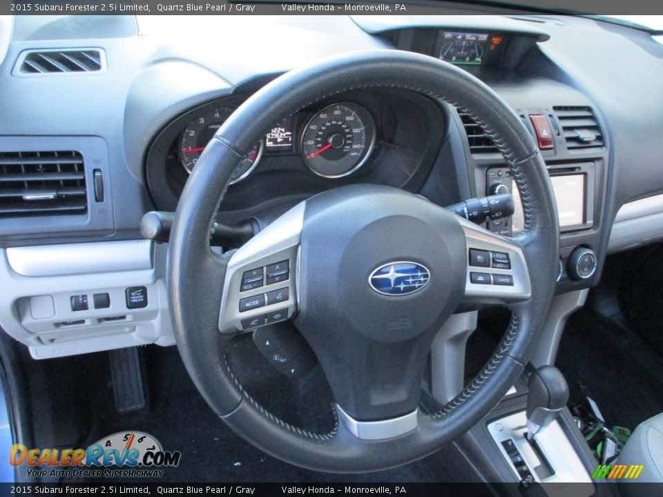 2015 Subaru Forester 2.5i Limited Steering Wheel Photo #15