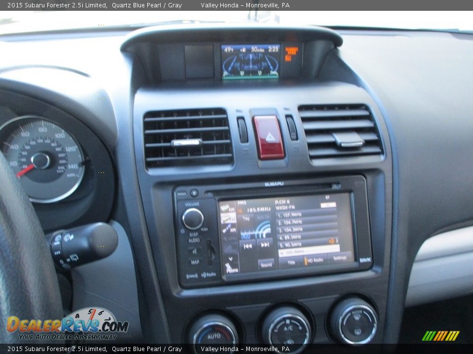 Controls of 2015 Subaru Forester 2.5i Limited Photo #16