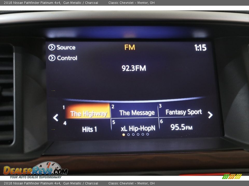 2018 Nissan Pathfinder Platinum 4x4 Gun Metallic / Charcoal Photo #12