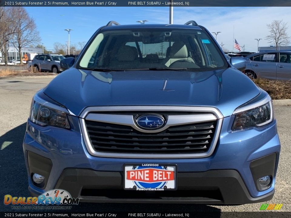 2021 Subaru Forester 2.5i Premium Horizon Blue Pearl / Gray Photo #3