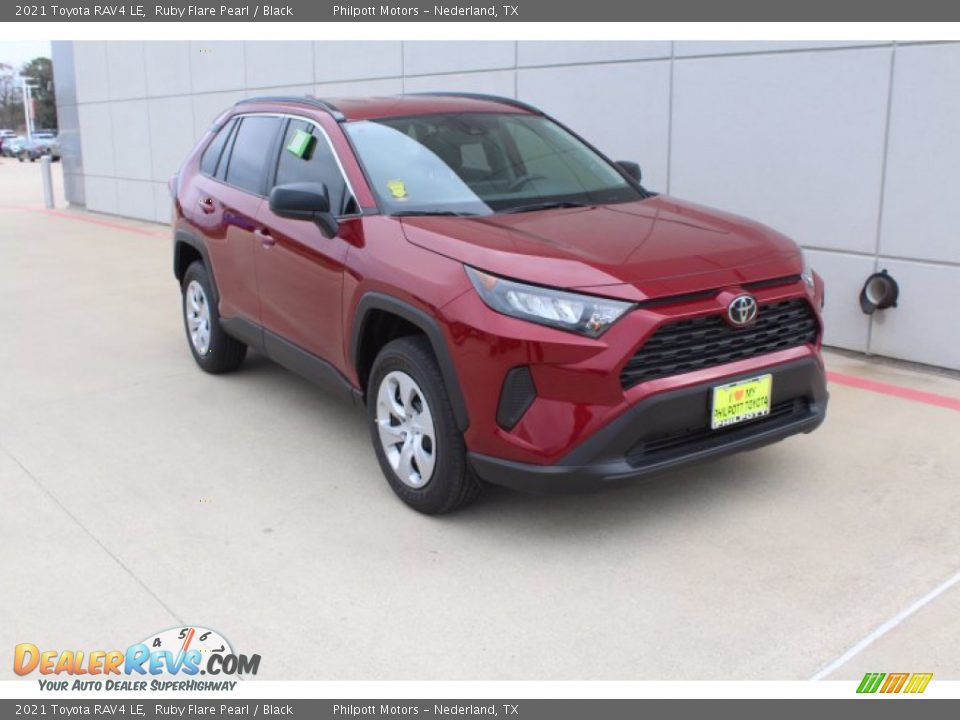 2021 Toyota RAV4 LE Ruby Flare Pearl / Black Photo #2