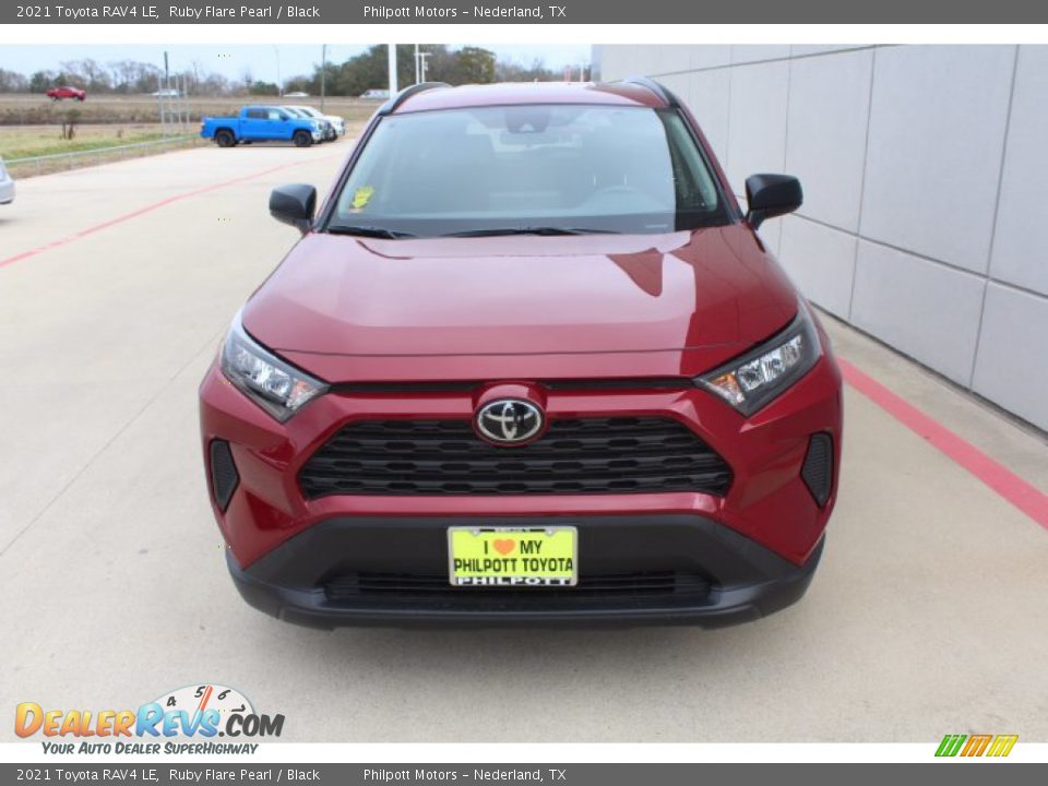 2021 Toyota RAV4 LE Ruby Flare Pearl / Black Photo #3