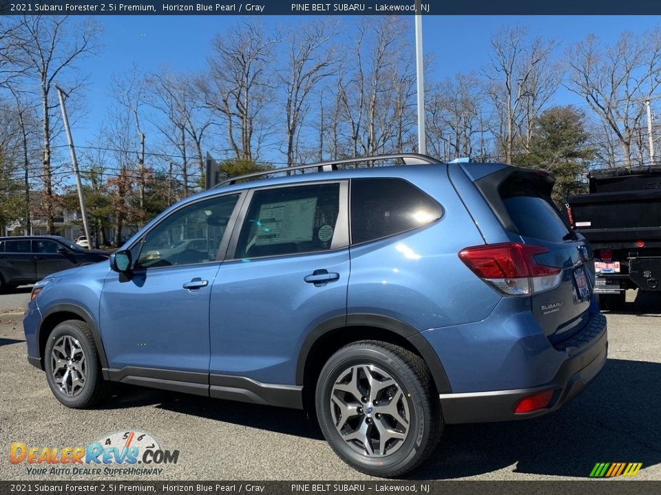 2021 Subaru Forester 2.5i Premium Horizon Blue Pearl / Gray Photo #6