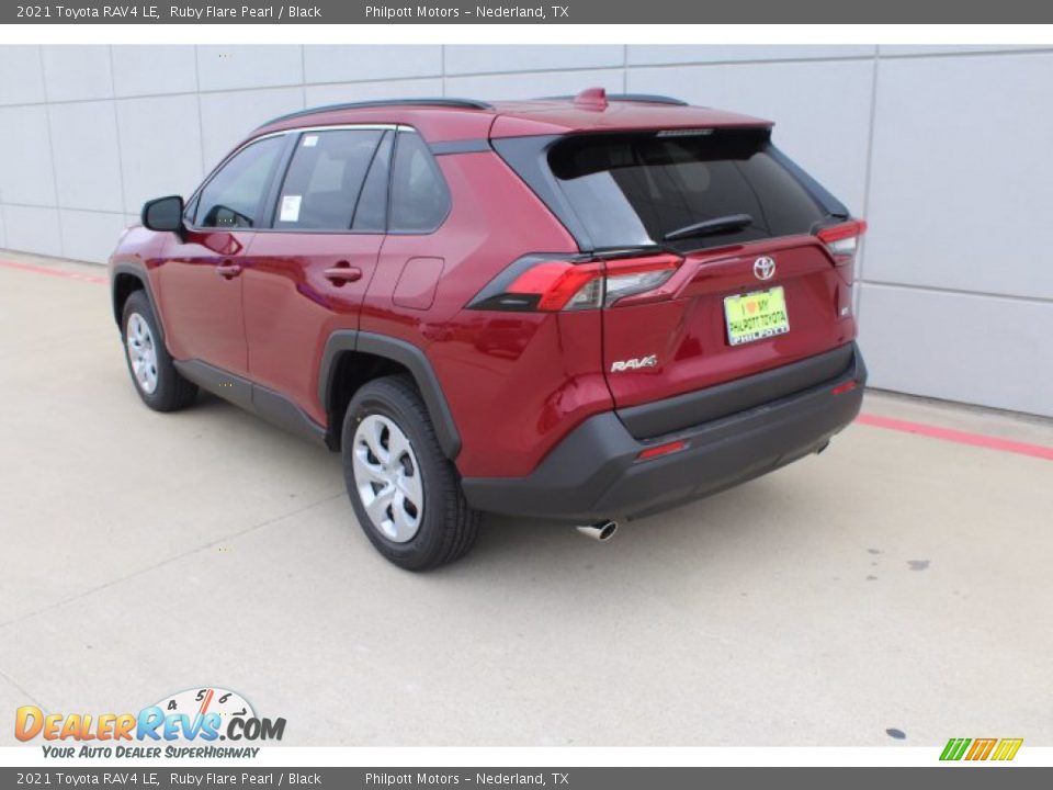 2021 Toyota RAV4 LE Ruby Flare Pearl / Black Photo #6