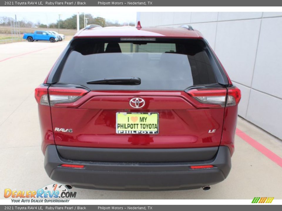 2021 Toyota RAV4 LE Ruby Flare Pearl / Black Photo #7