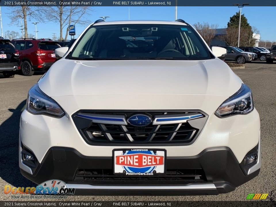 2021 Subaru Crosstrek Hybrid Crystal White Pearl / Gray Photo #3