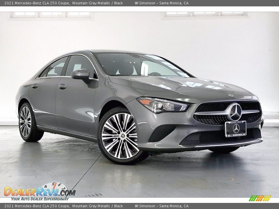 2021 Mercedes-Benz CLA 250 Coupe Mountain Gray Metallic / Black Photo #12