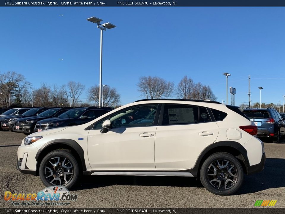 2021 Subaru Crosstrek Hybrid Crystal White Pearl / Gray Photo #4