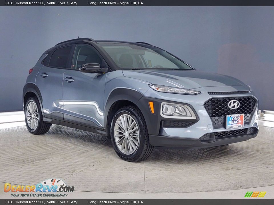 Sonic Silver 2018 Hyundai Kona SEL Photo #35