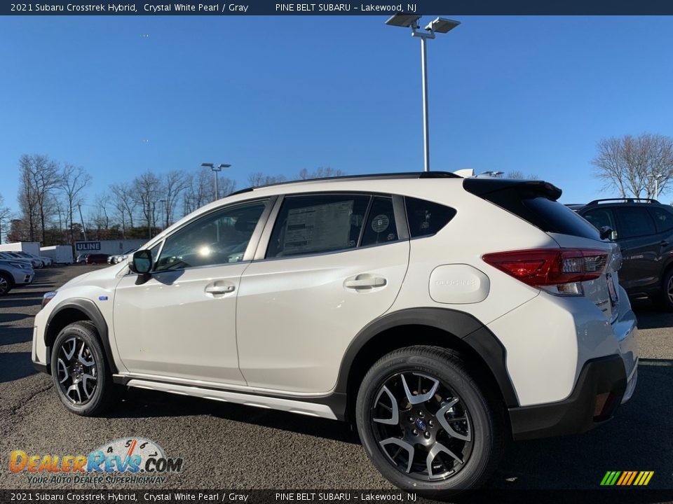 2021 Subaru Crosstrek Hybrid Crystal White Pearl / Gray Photo #6