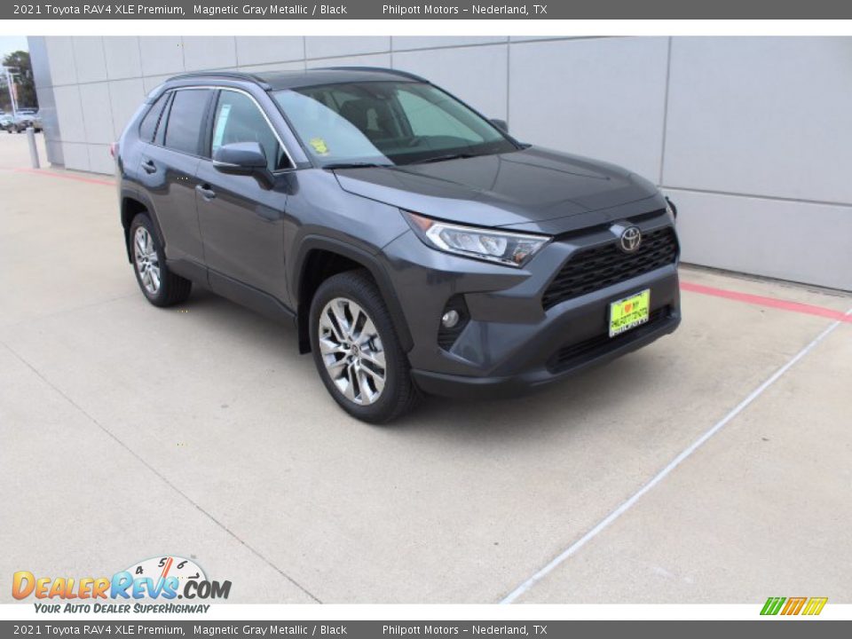 2021 Toyota RAV4 XLE Premium Magnetic Gray Metallic / Black Photo #2