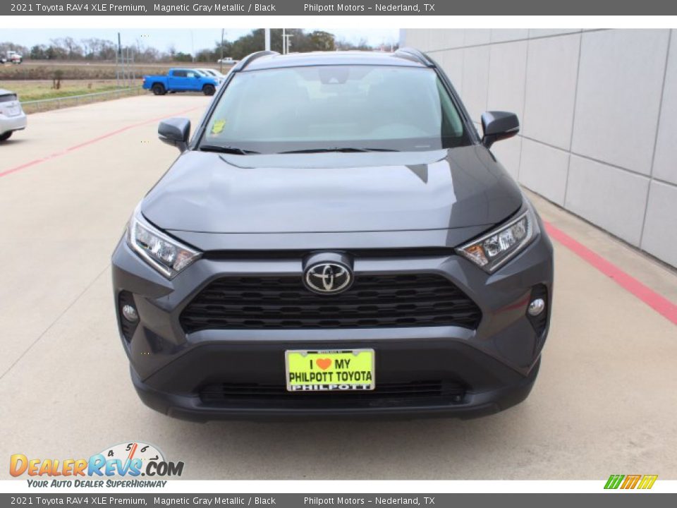 2021 Toyota RAV4 XLE Premium Magnetic Gray Metallic / Black Photo #3