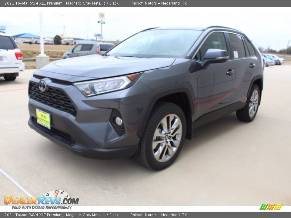 2021 Toyota RAV4 XLE Premium Magnetic Gray Metallic / Black Photo #4