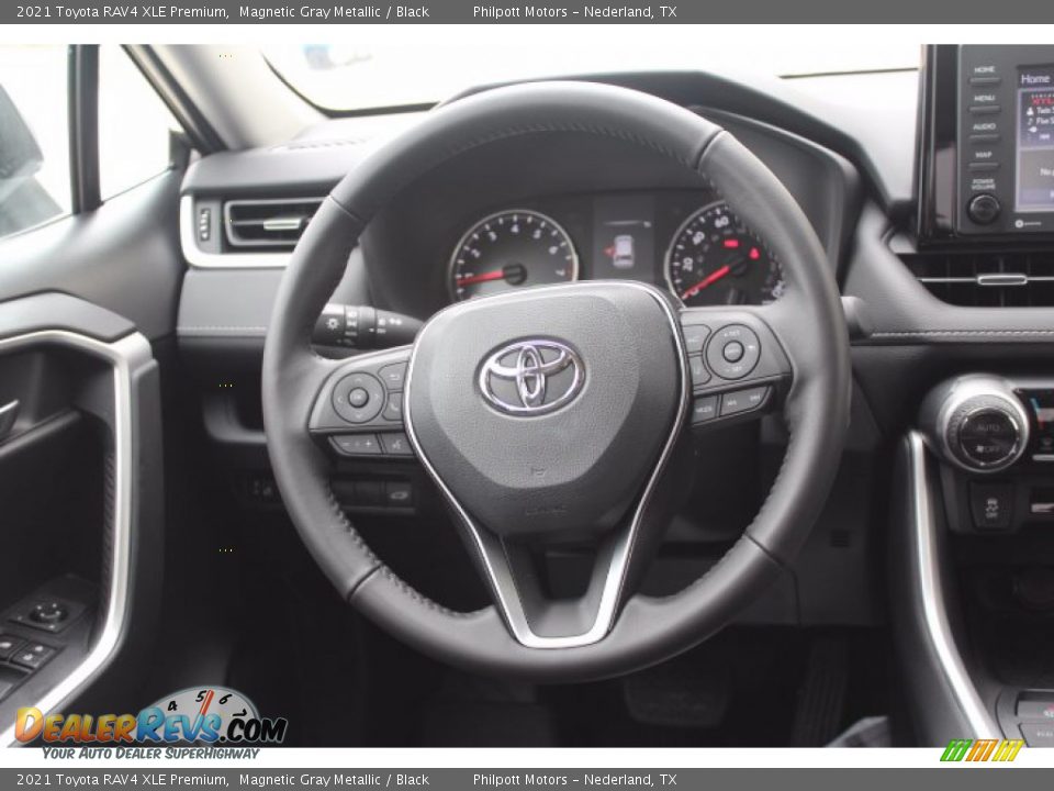 2021 Toyota RAV4 XLE Premium Magnetic Gray Metallic / Black Photo #22