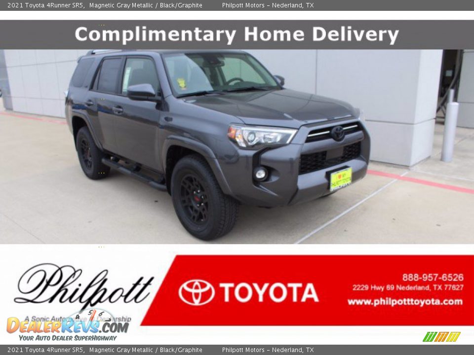 2021 Toyota 4Runner SR5 Magnetic Gray Metallic / Black/Graphite Photo #1