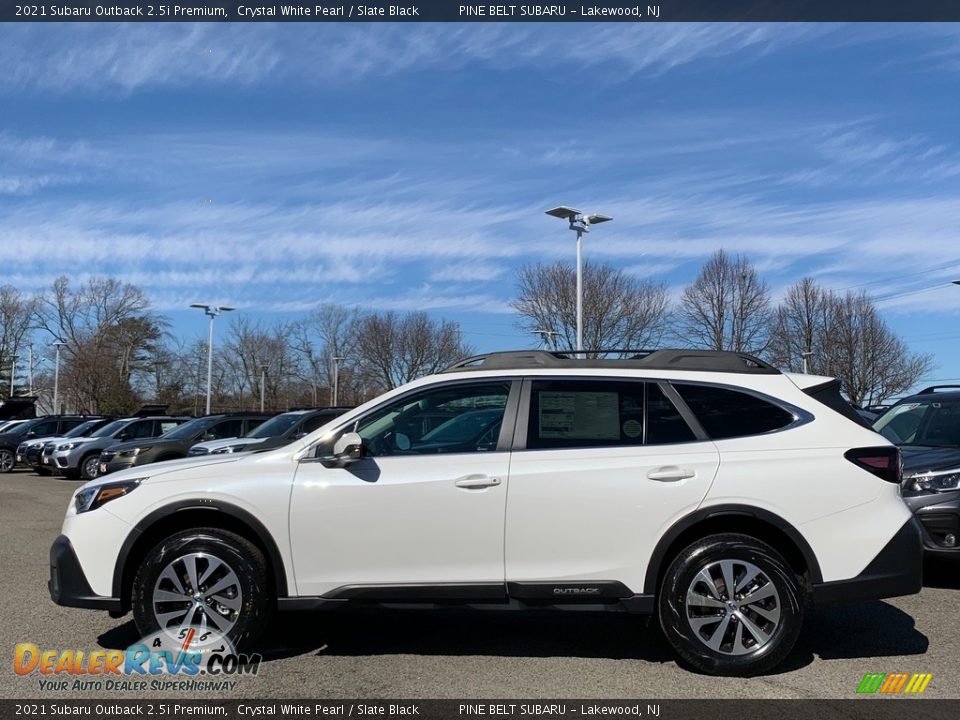 2021 Subaru Outback 2.5i Premium Crystal White Pearl / Slate Black Photo #4