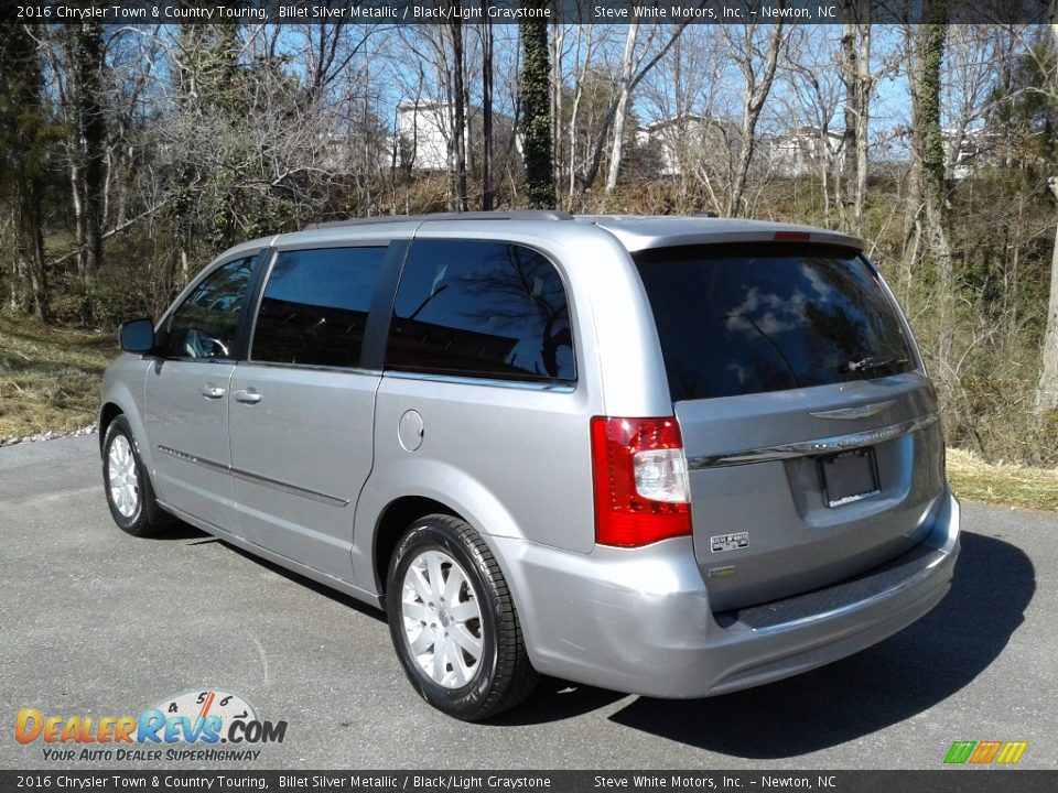 2016 Chrysler Town & Country Touring Billet Silver Metallic / Black/Light Graystone Photo #8