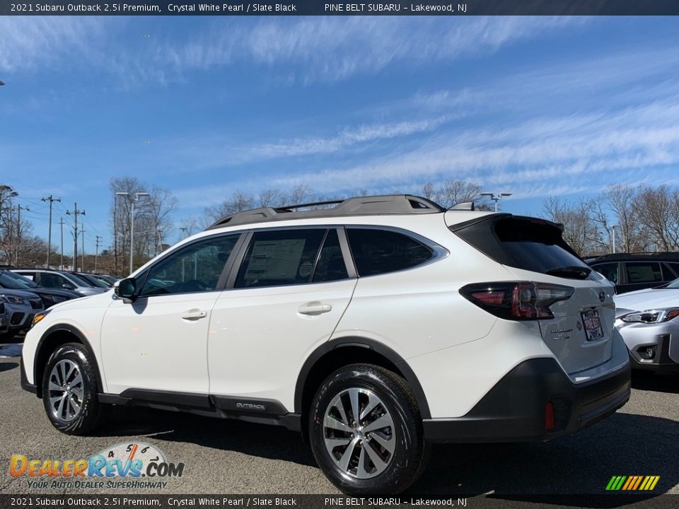 2021 Subaru Outback 2.5i Premium Crystal White Pearl / Slate Black Photo #6