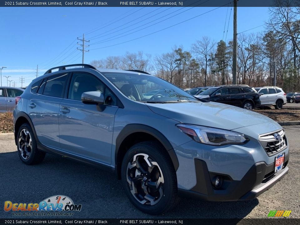 2021 Subaru Crosstrek Limited Cool Gray Khaki / Black Photo #1