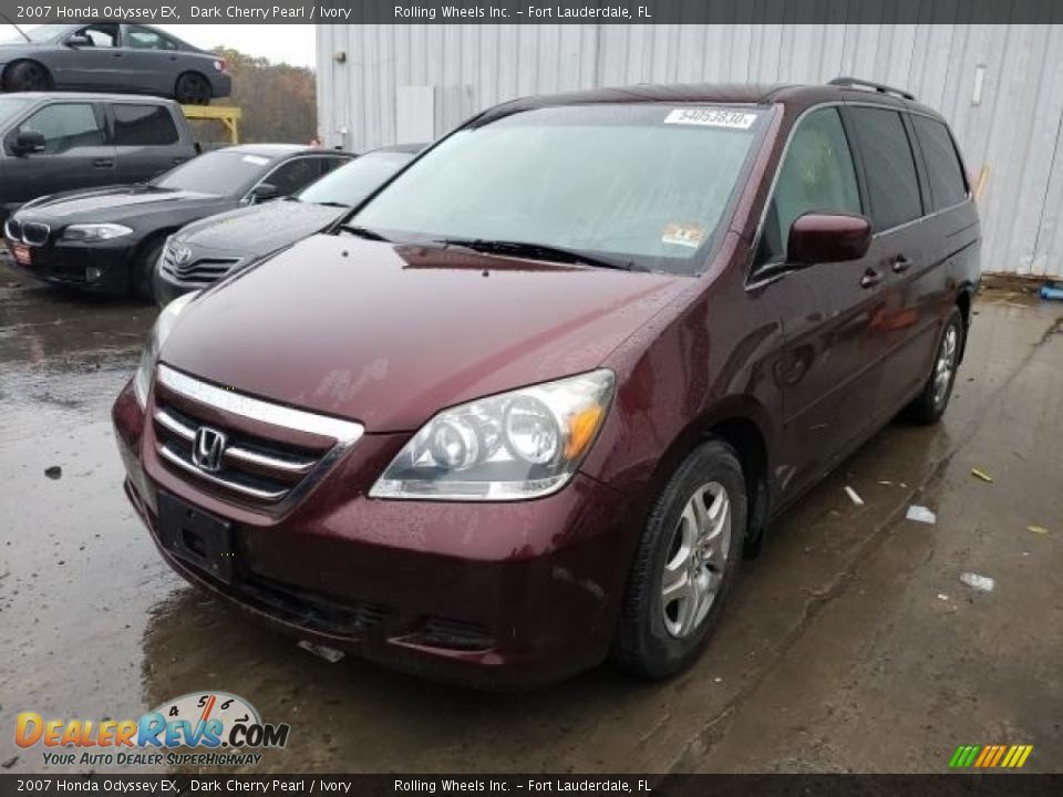 2007 Honda Odyssey EX Dark Cherry Pearl / Ivory Photo #1