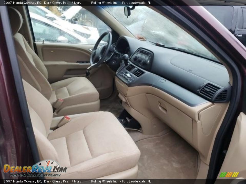 2007 Honda Odyssey EX Dark Cherry Pearl / Ivory Photo #4