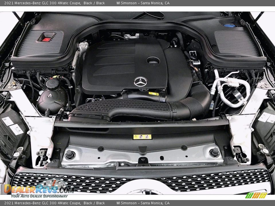 2021 Mercedes-Benz GLC 300 4Matic Coupe Black / Black Photo #8