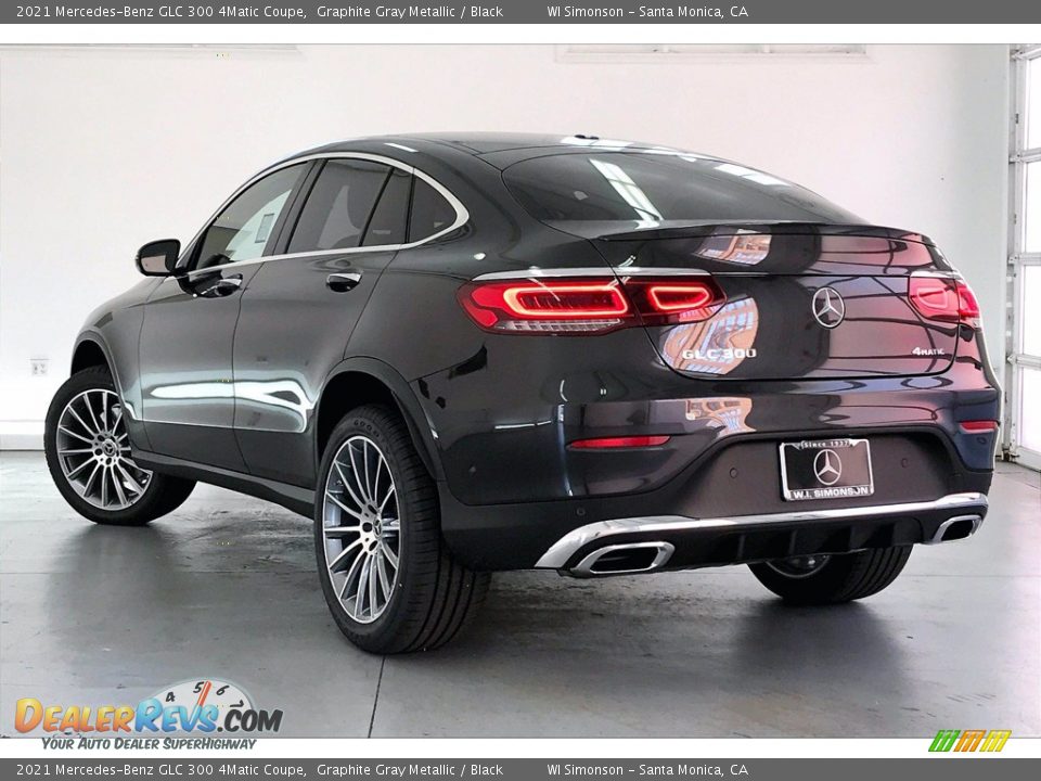 2021 Mercedes-Benz GLC 300 4Matic Coupe Graphite Gray Metallic / Black Photo #2