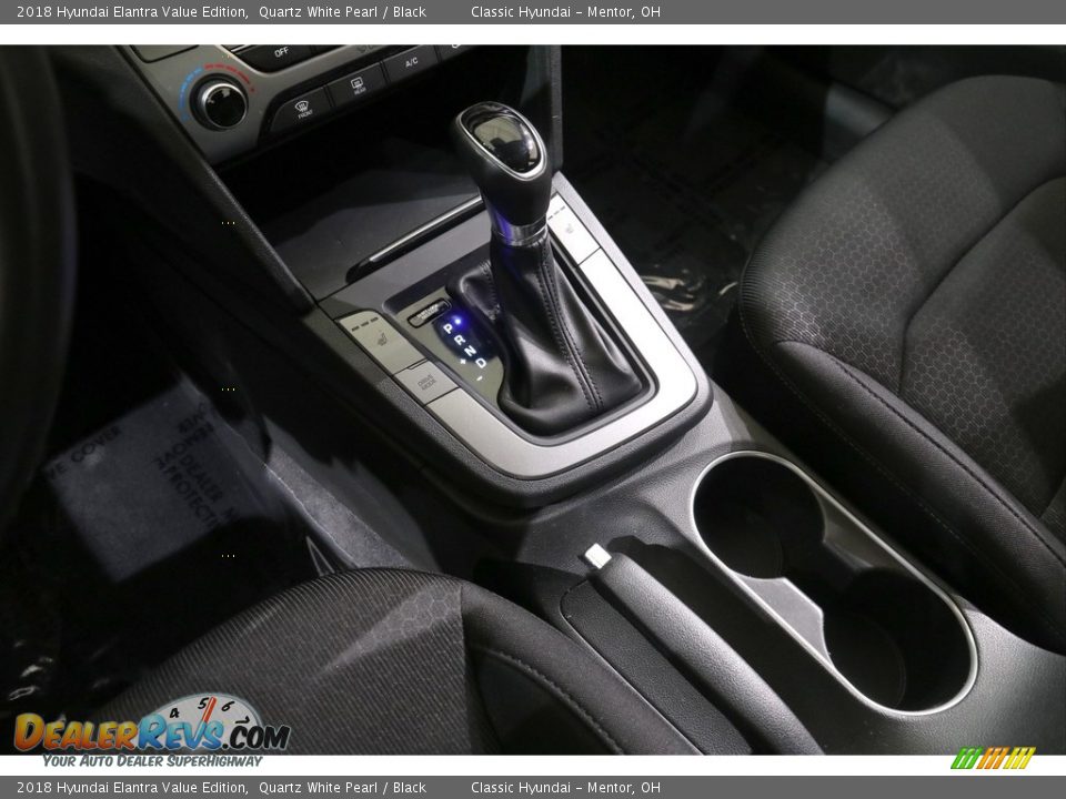 2018 Hyundai Elantra Value Edition Quartz White Pearl / Black Photo #14