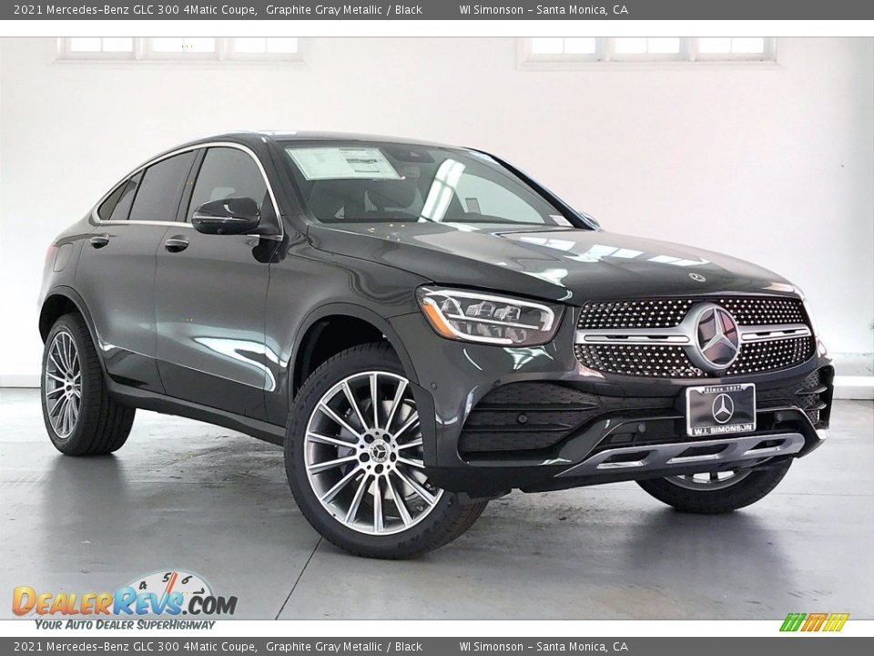 2021 Mercedes-Benz GLC 300 4Matic Coupe Graphite Gray Metallic / Black Photo #12