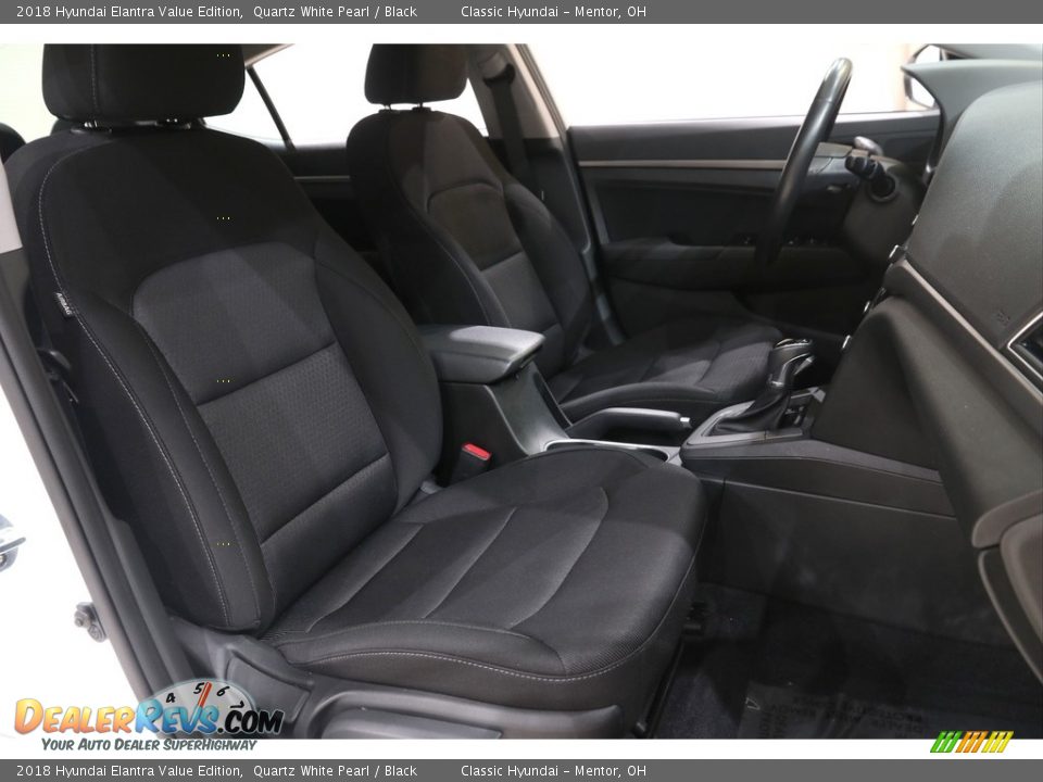 2018 Hyundai Elantra Value Edition Quartz White Pearl / Black Photo #16