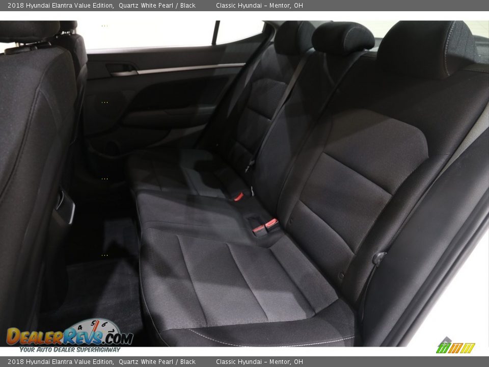 2018 Hyundai Elantra Value Edition Quartz White Pearl / Black Photo #18