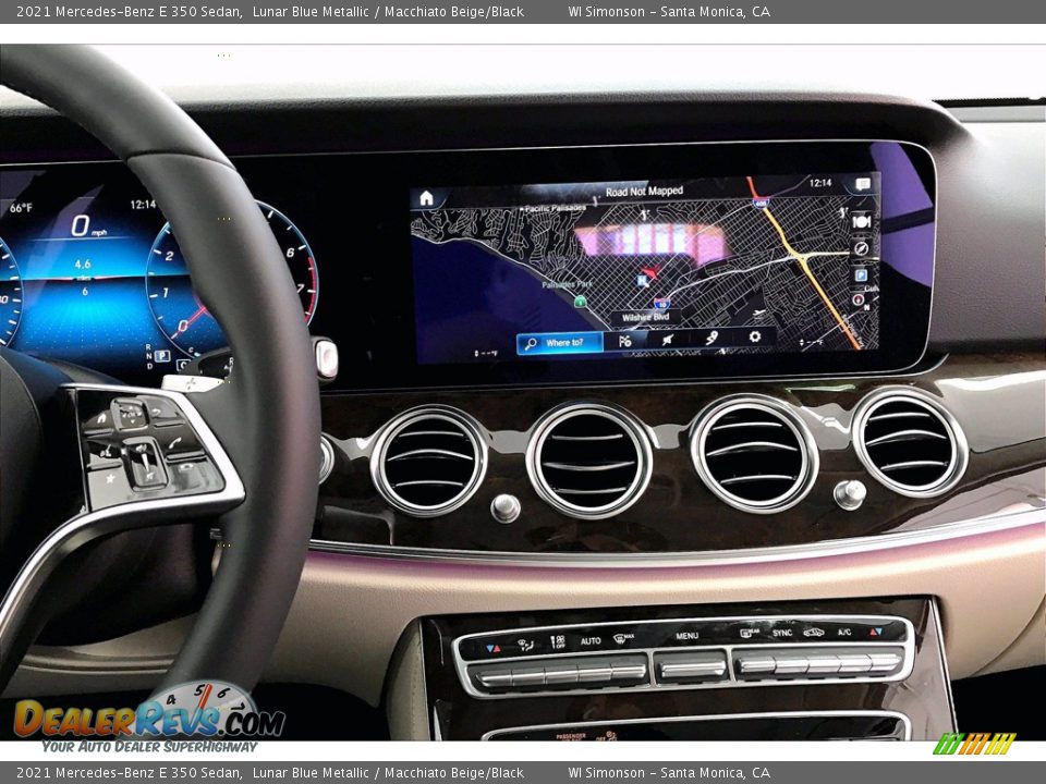 2021 Mercedes-Benz E 350 Sedan Lunar Blue Metallic / Macchiato Beige/Black Photo #6