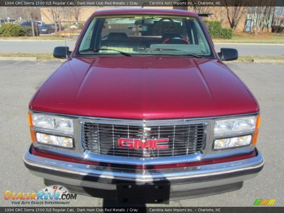 Dark Hunt Club Red Metallic 1994 GMC Sierra 1500 SLE Regular Cab Photo #5