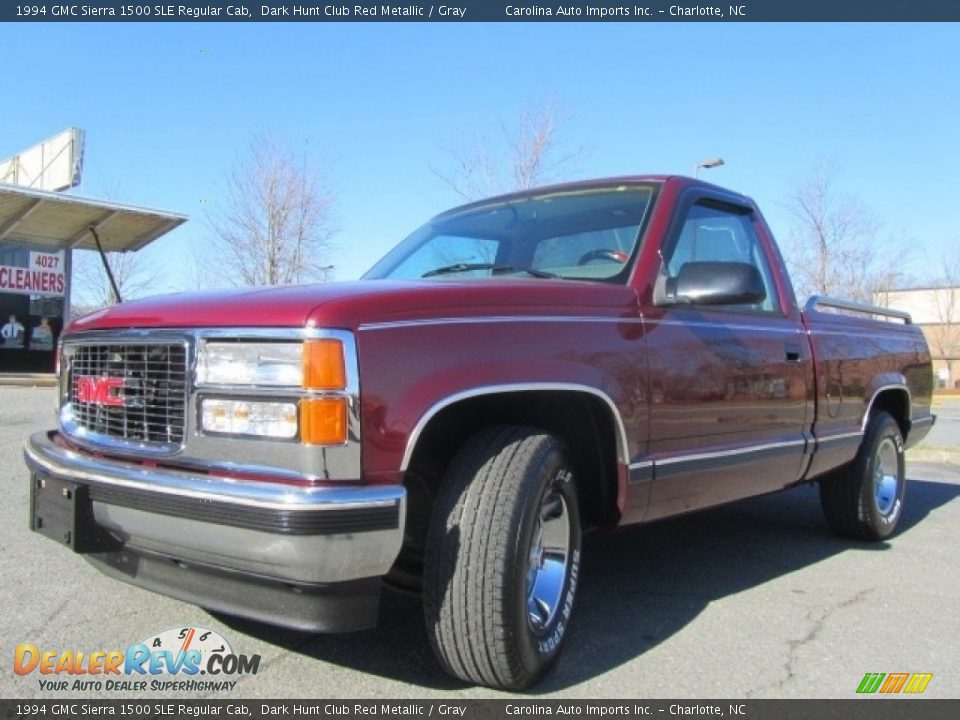 Dark Hunt Club Red Metallic 1994 GMC Sierra 1500 SLE Regular Cab Photo #6