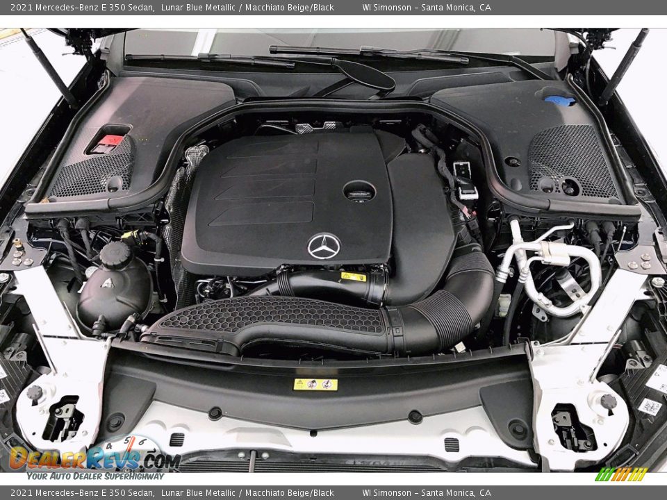 2021 Mercedes-Benz E 350 Sedan Lunar Blue Metallic / Macchiato Beige/Black Photo #8