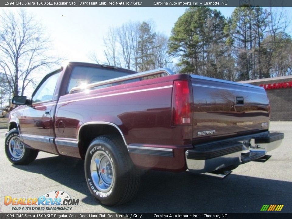 Dark Hunt Club Red Metallic 1994 GMC Sierra 1500 SLE Regular Cab Photo #8