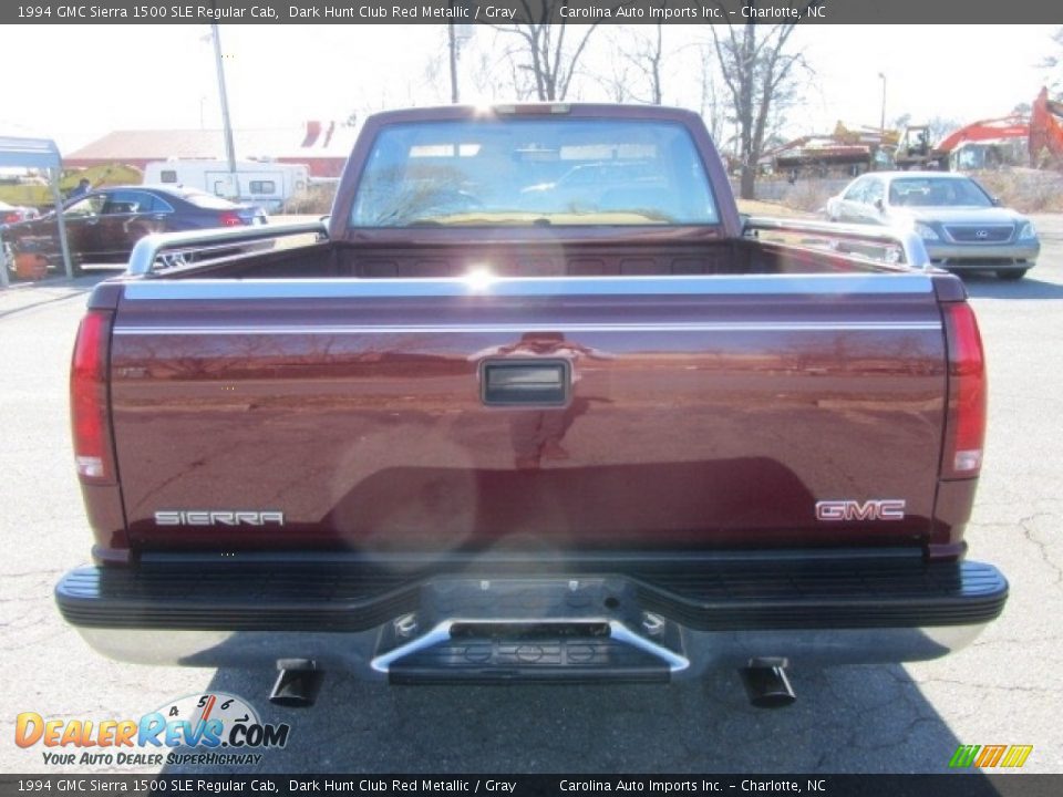 Dark Hunt Club Red Metallic 1994 GMC Sierra 1500 SLE Regular Cab Photo #9