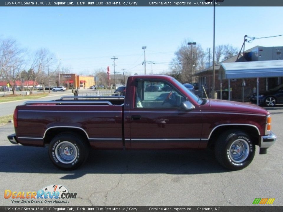 Dark Hunt Club Red Metallic 1994 GMC Sierra 1500 SLE Regular Cab Photo #11