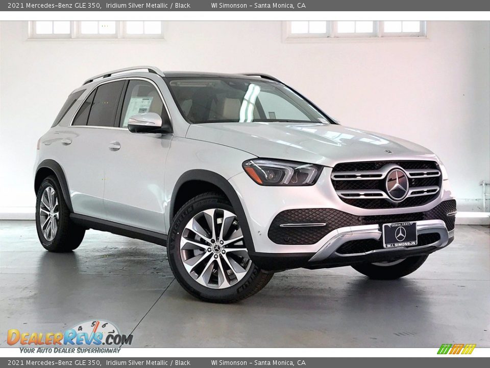 2021 Mercedes-Benz GLE 350 Iridium Silver Metallic / Black Photo #12