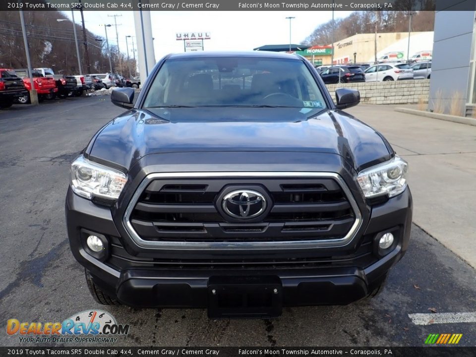 2019 Toyota Tacoma SR5 Double Cab 4x4 Cement Gray / Cement Gray Photo #7