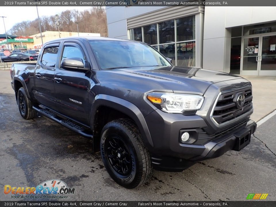 2019 Toyota Tacoma SR5 Double Cab 4x4 Cement Gray / Cement Gray Photo #8