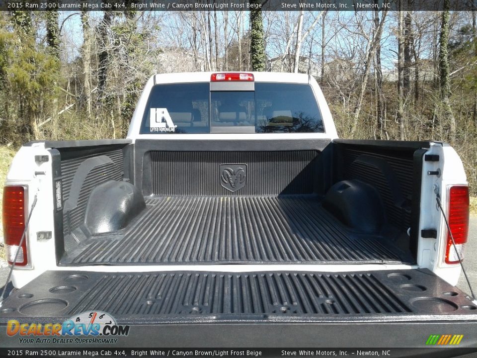 2015 Ram 2500 Laramie Mega Cab 4x4 Bright White / Canyon Brown/Light Frost Beige Photo #9