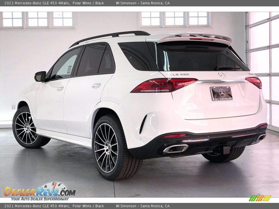 2021 Mercedes-Benz GLE 450 4Matic Polar White / Black Photo #2