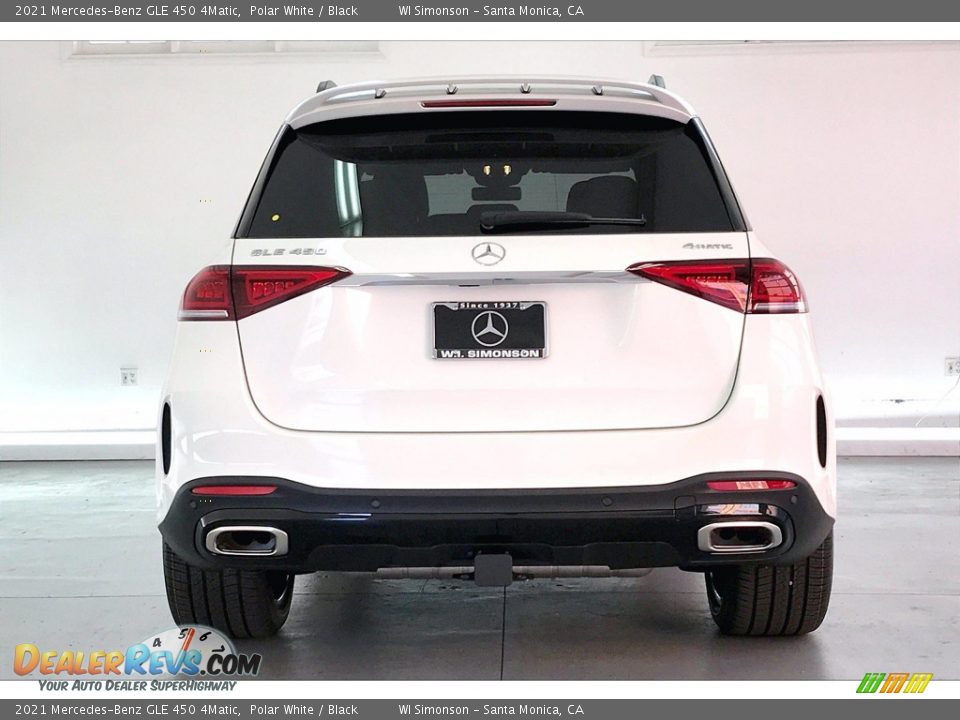 2021 Mercedes-Benz GLE 450 4Matic Polar White / Black Photo #3