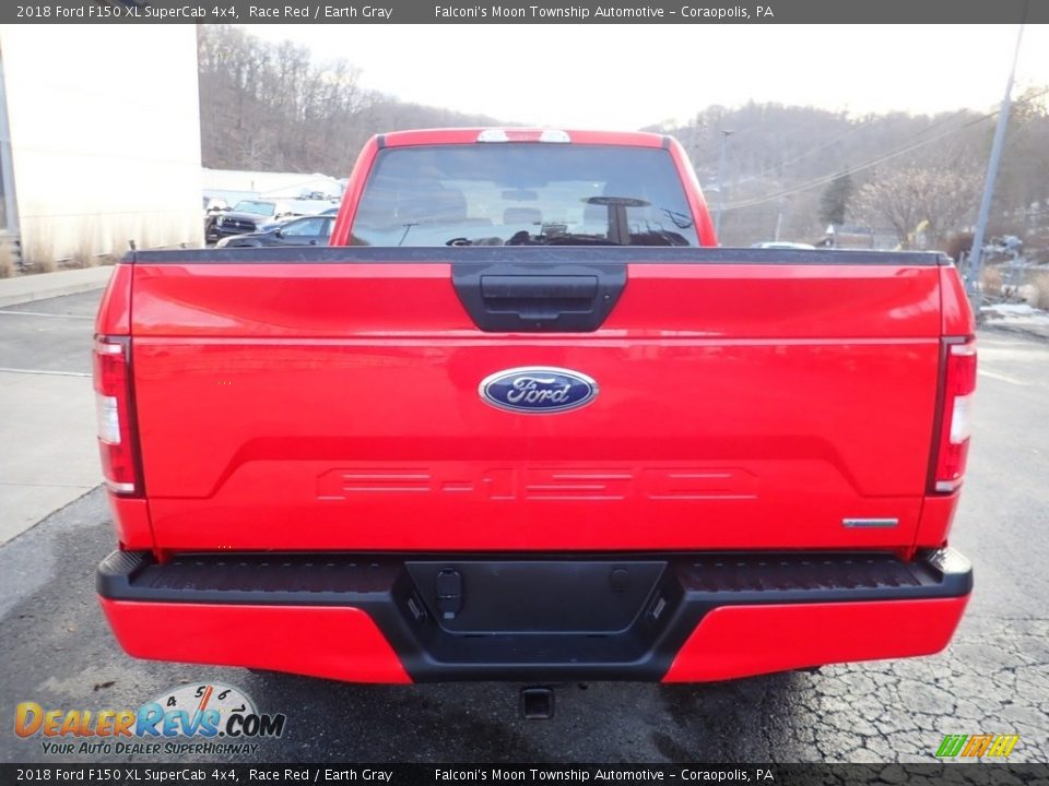 2018 Ford F150 XL SuperCab 4x4 Race Red / Earth Gray Photo #3