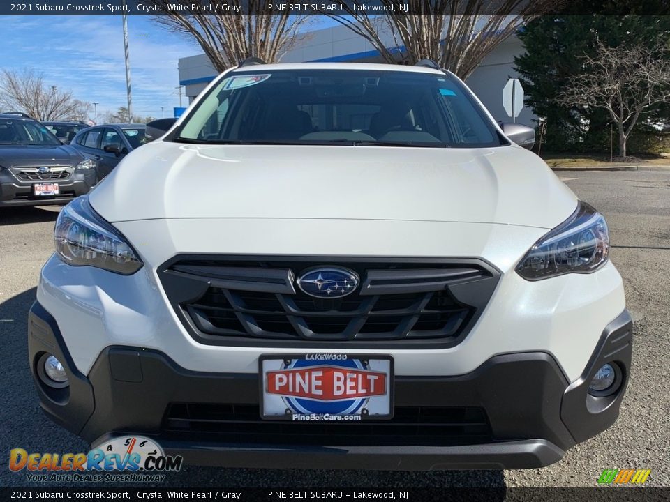 2021 Subaru Crosstrek Sport Crystal White Pearl / Gray Photo #3