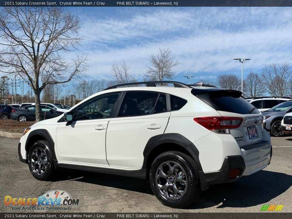 2021 Subaru Crosstrek Sport Crystal White Pearl / Gray Photo #6