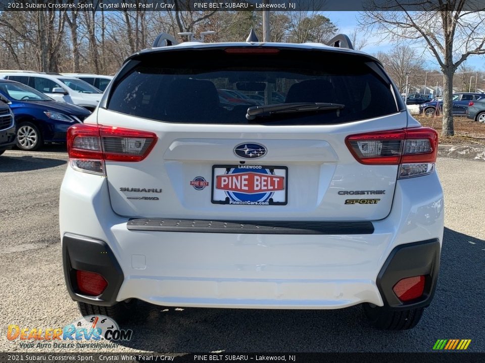 2021 Subaru Crosstrek Sport Crystal White Pearl / Gray Photo #7